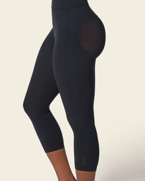 Pantalones moldeadores de cintura alta sin costuras para levantar glúteos
