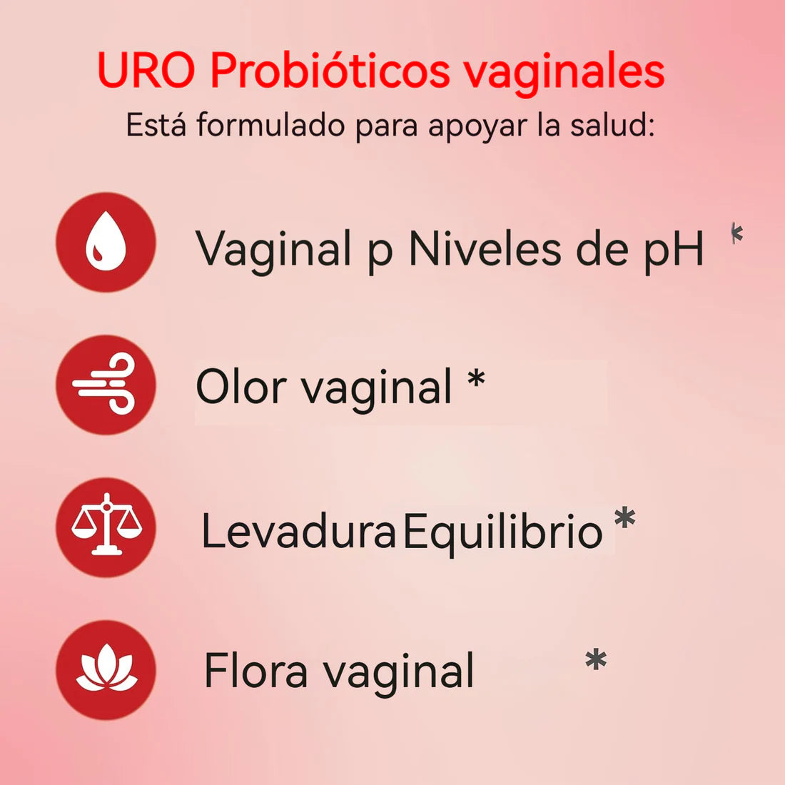 Cápsulas probióticas vaginales